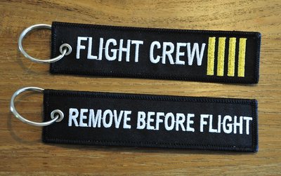 FLIGHT CREW keychain keyring