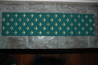 Pilot scarve B-52 squadron Green with B-52 in gold 