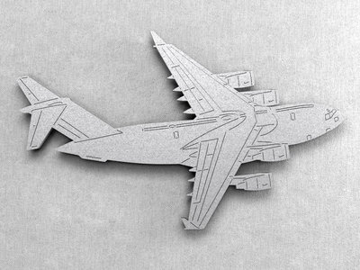 Magnetbox C-17 Globemaster silver color SALE