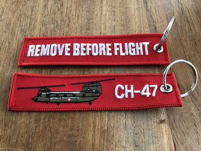 Remove before flight CH-47 Chinook