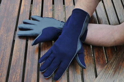 Nomex Fighter Pilot Gloves color Royal blue