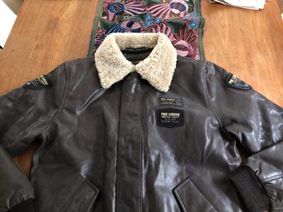 leather flight jacket PME Legend size Medium 