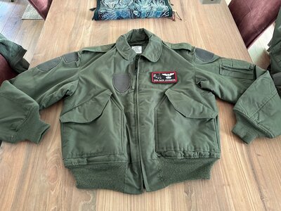 Nomex CWU-45/P flight jacket size Large USAF name tag