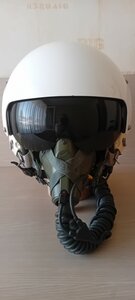 HGU-26/P flight helmet size Large with MBU-5/P oxygen mask size Long Narrow