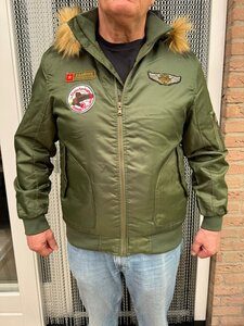 Bomber jack size XL new in plastic Color Green  SALE price 