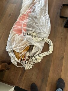 Parachute from aircraft