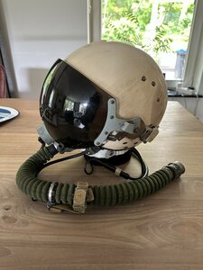 ZSh5 flight helmet & KM34 oxygen mask Russian Air Force 