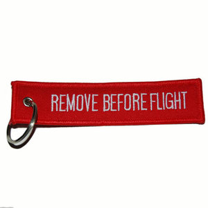 Schlüsselanhänger Remove before Flight