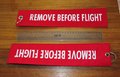 REMOVE BEFORE FLIGHT Keychain Keyring Bagage label Mega Large 35 cm