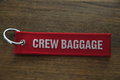 CREW BAGGAGE keychain keyring bagagelabel