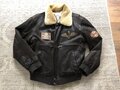 leather Flight Bomber jack size Small 