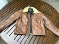 Pall Mall leather flight jacket size Large