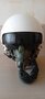HGU-26/P flight helmet size Large with MBU-5/P oxygen mask size Long Narrow