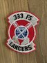 Air Force patch: 333rd Fighter Squadron Lancers 