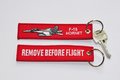 F-18 Hornet Keyring Remove before flight 