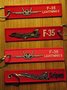 set 9: Remove Before Flight Keychains Keyrings Key Chains 4 different keyrings