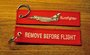 EUROFIGHTER  REMOVE BEFORE FLIGHT keychain keyring_