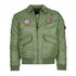 CWU flight jacket for kid Fostex Air Force green color_