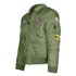 Chaqueta de vuelo CWU para niño Fostex Air Force color verde_