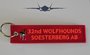 32nd Wolfhounds Soesterberg AB keychain keyring _