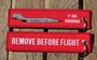 F-101 Voodoo keyring keychain bagage label_