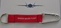 Remove Before Flight keyring keychain with carbine hook_