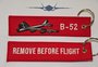 B-52 bomber keyring keychain bagage label_