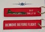 B-17 Sally B keyring keychain bagage label_