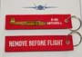 B-25 Mitchell embroidered keyring keychain babage label_