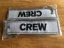 CREW embroidered keychain keyring bagagelabel_