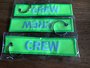 CREW embroidered keychain keyring bagagelabel_