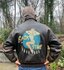 Avirex N.Y. brown leather A-2 flight bomber jacket_