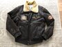 leather Flight Bomber jack size Small _