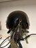 Russian ZSh-3 flight helmet + KM-32 oxygen mask + leather helmet with communications_