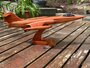 F-104 Starfighter Mahogany wood handmade scale model_