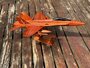 F-18 Hornet Mahogany wood handmade scale model_