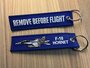 F-18 Hornet keychain keyring bagage label_