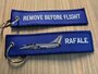 RAFALE keychain keyring bagage label_
