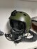 Zsh-7 flight helmet + KM-35M oxygen mask fighter pilot  excellent condition_
