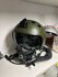 Zsh-7 flight helmet + KM-35M oxygen mask fighter pilot  excellent condition_