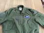 Nomex CWU-36/P flight jacket size Large 42-44 USAF name tag Stephen _