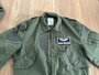 Nomex CWU-36/P flight jacket size Medium 38-40 USAF name tag Rich _