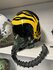 tiger painted HGU-26P flight helmet & MBU-5/P 0xygen mask Belgian AF_