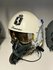 HGU-2M/P flight helmet + MBU-5/P oxygen mask 4th Stormo markings Gold Visor_