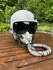 Gentex HGU-55/PG flight helmet size Medium + MBU-12/P oxygen mask Frecce Tricolori markings _