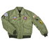 CWU flight jacket for kid Fostex Air Force green color_