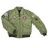 Veste de vol CWU pour enfant Fostex Air Force couleur verte_