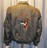 Embroidered CWU-36/P flight jacket 32nd TFS the Wolfhounds CNA Soesterberg_