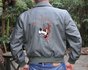 Gestickte CWU-36/P Flugjacke 32. TFS die Wolfhounds CNA Soesterberg Air Base_