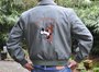 Embroidered CWU-36/P flight jacket 32nd TFS the Wolfhounds CNA Soesterberg_